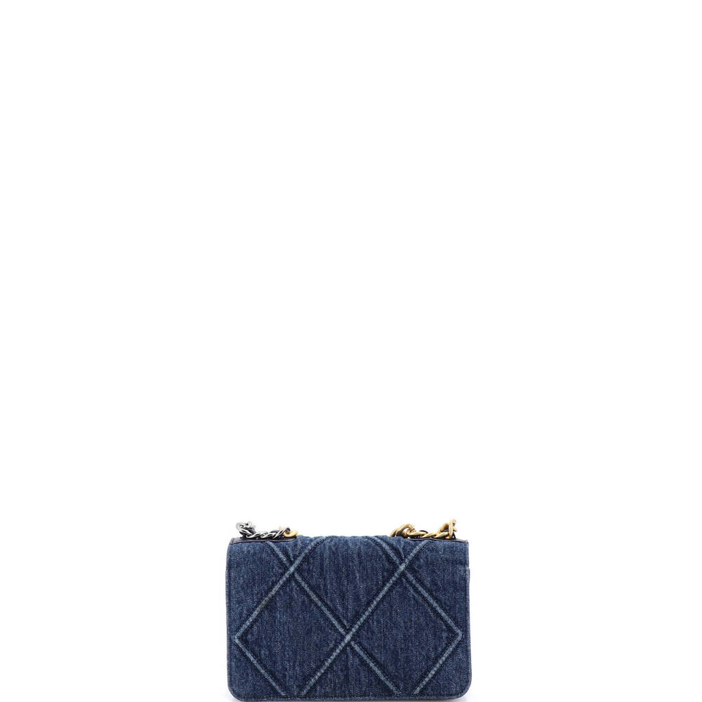 Chanel 19 Wallet on Chain Quilted Denim - Picture 4 of 8